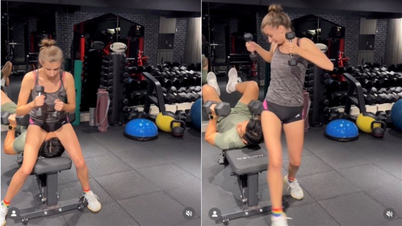 砲友變男友！佳娜健身「坐祖雄臉上」　男當場動怒爆氣