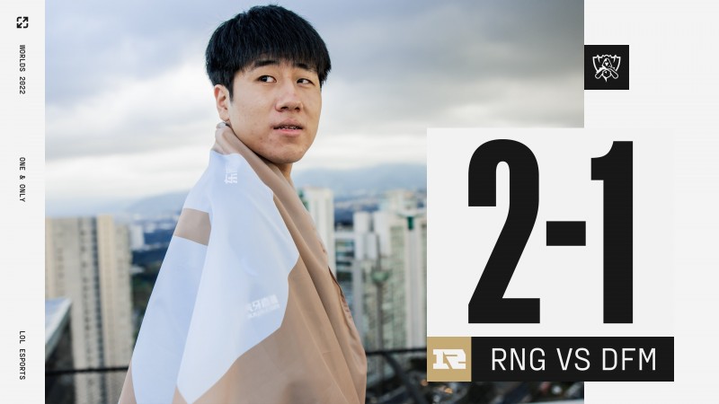 LoLEsports官推赛后发文: RNG拿下赛点!