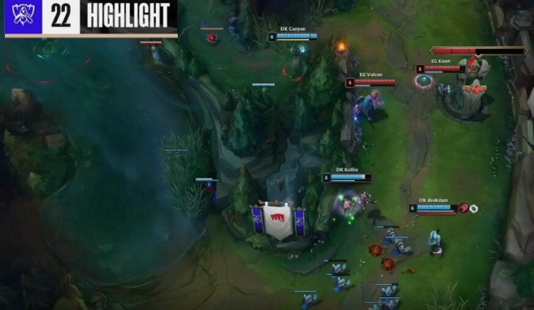 DK vs EG高光时刻：Nuguri杰斯照样能C！DK轻取对手