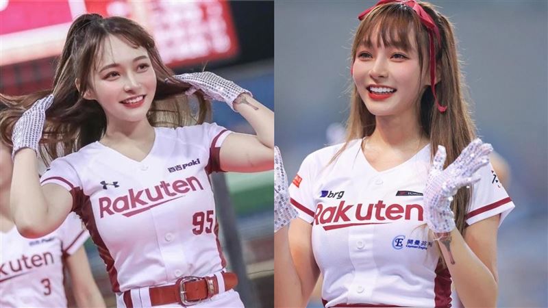 林襄「脫罩抽菸」被攝！甜美形象全毀　樂天啦啦隊發文了