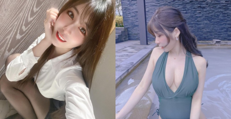 房地產業務「黛黛 DaiDai」制服窄裙好性感　放假解放胸前兩座乳峰