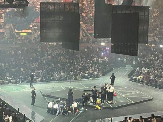 MIRROR演唱会事故初步调查原因 系显示屏钢索断裂