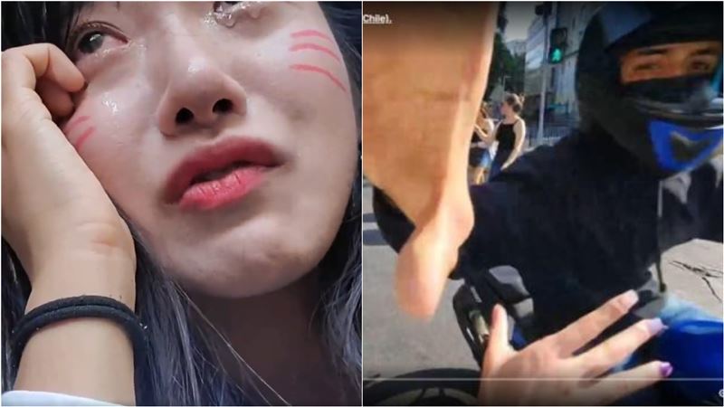 企鵝妹直播中「手機被搶2次！」蹲路邊崩潰痛哭　恐怖犯案畫面全都錄