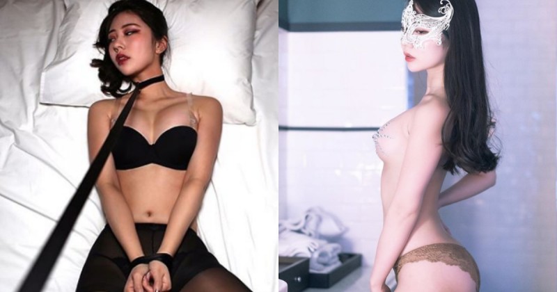 情慾開張！南韓小姐姐「奔放浪蕩」拍照無設限，美胸粉尻入鏡只是小事一樁！