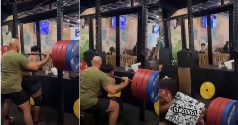健美網紅深蹲「遭210Kg槓鈴壓頸」 頭部遭可怕角度往前推⋯送醫身亡