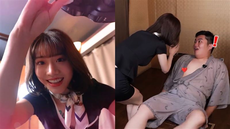 九妹看AV一半！河北彩花驚喜現身問「舒服嗎？」 他嚇跌在地：本人好正