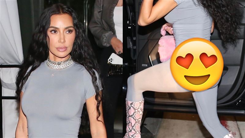 終於穿內衣了！豐臀金收好激凸送超狂巨臀　爆辣曲線全被攝