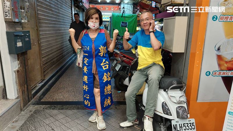 獨家直擊／力挺郭台銘！恬娃現身穿「萬元戰袍」藏玄機