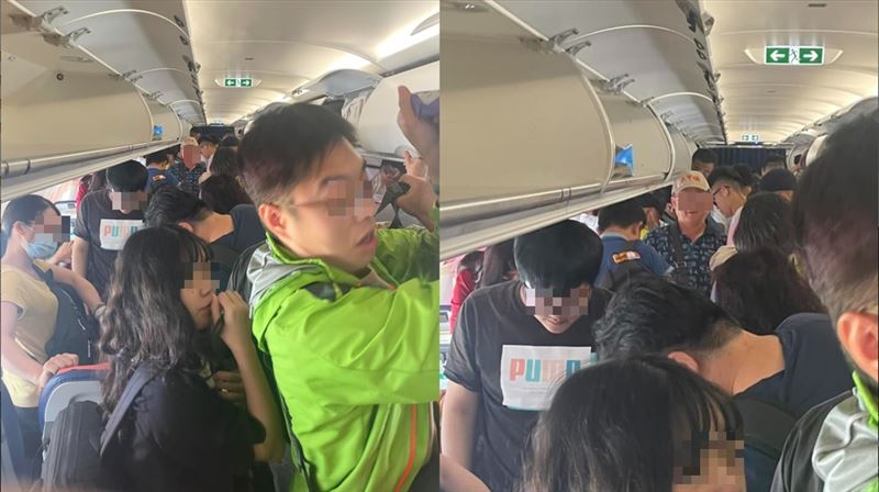 飛機還沒停！歌手見台灣客「搶拿行李亂象」　網酸爆：飛機當公車坐讚