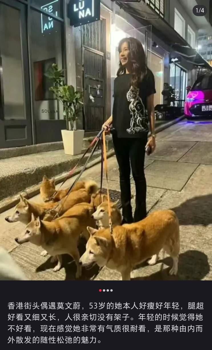 野生「亞洲天后」素顏遛狗！53歲近況驚呆全網：有型又有味道