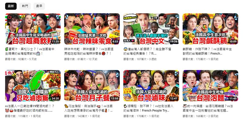 法YTR點評台灣零食！見法式1共同點直呼「騙很大」：90%都是假的