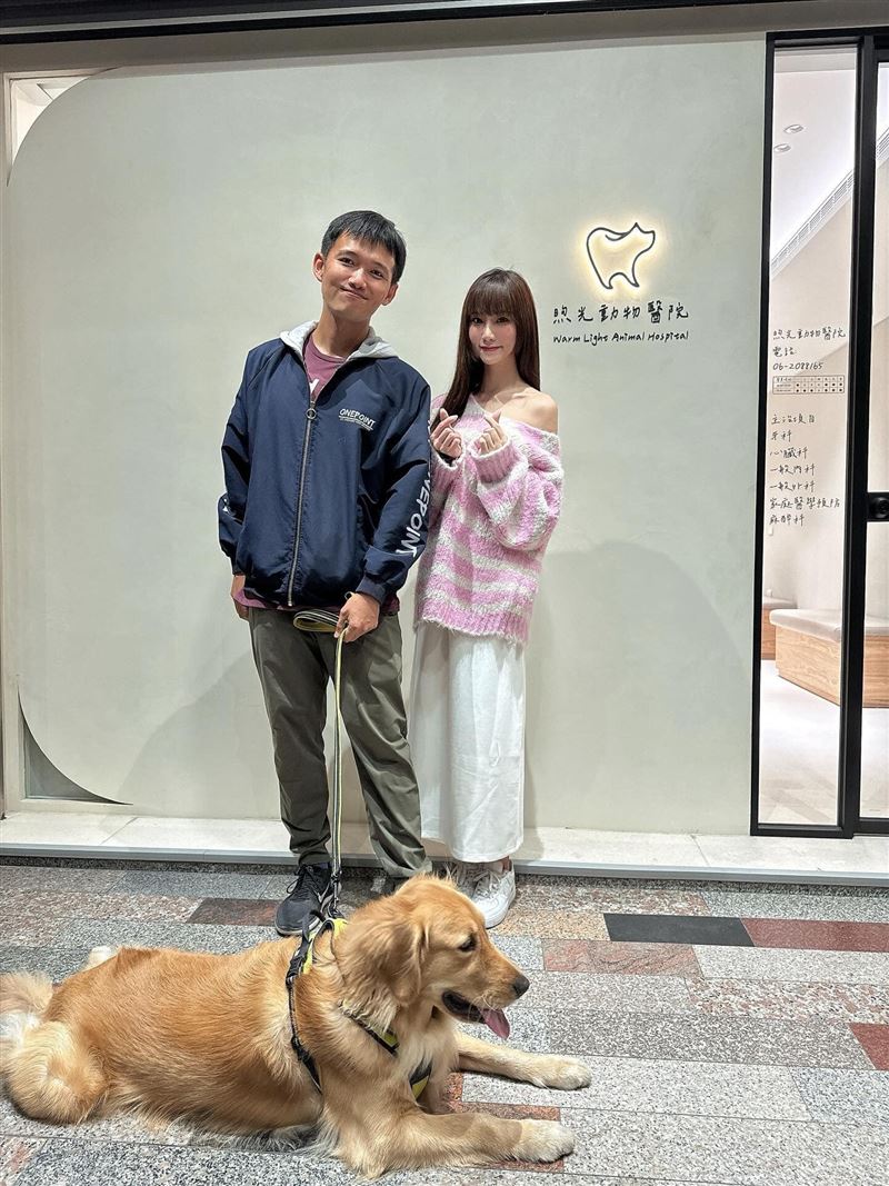 台南Josh帶媽寶找「Amber」看獸醫！　網嚇壞：二度挑戰A字傳說的男人