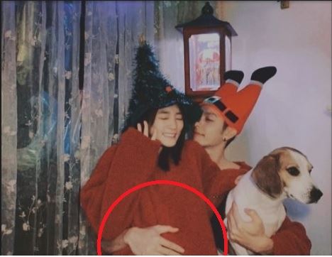 王淨遭疑「懷孕」?曹佑寧耶誕節放閃摸她肚子 女方吐實了