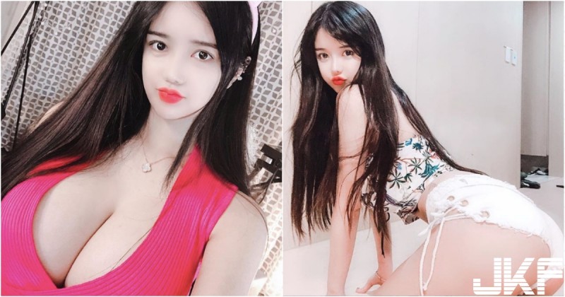 「巨乳直播妹」在家好敢玩！齊Ｂ熱褲露出「飽滿蜜桃臀」，跟前面長輩一樣大！