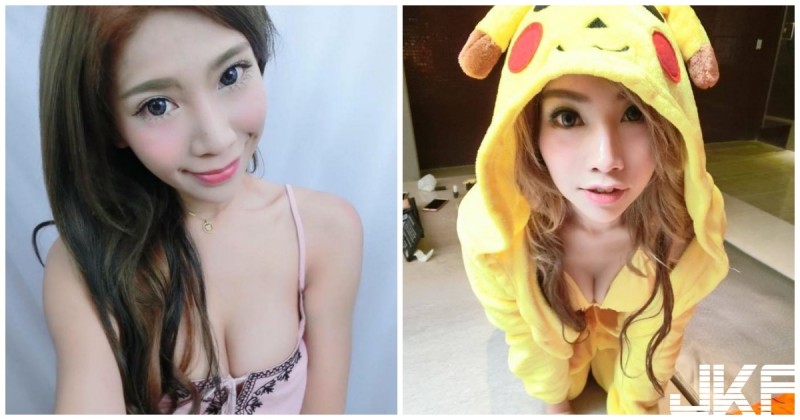 正妹爆奶萌扮皮卡丘，「白皙雙乳」太犯規，整個好震撼喔！