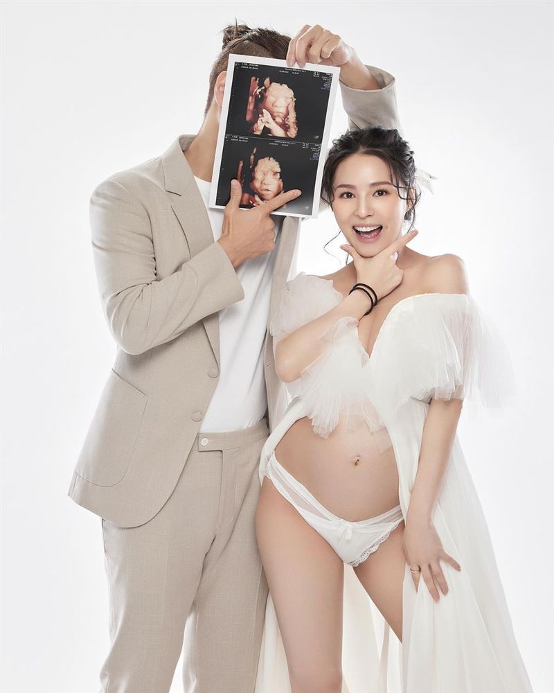 熊熊2月卸貨當媽！曬女兒超音波照超像爸「五官複製老公」高挺鼻引網讚