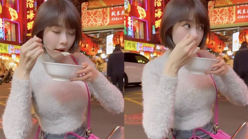 大馬女神現蹤台灣！林明禎包緊緊超兇吃美食　爆辣曲線「長輩」太強大