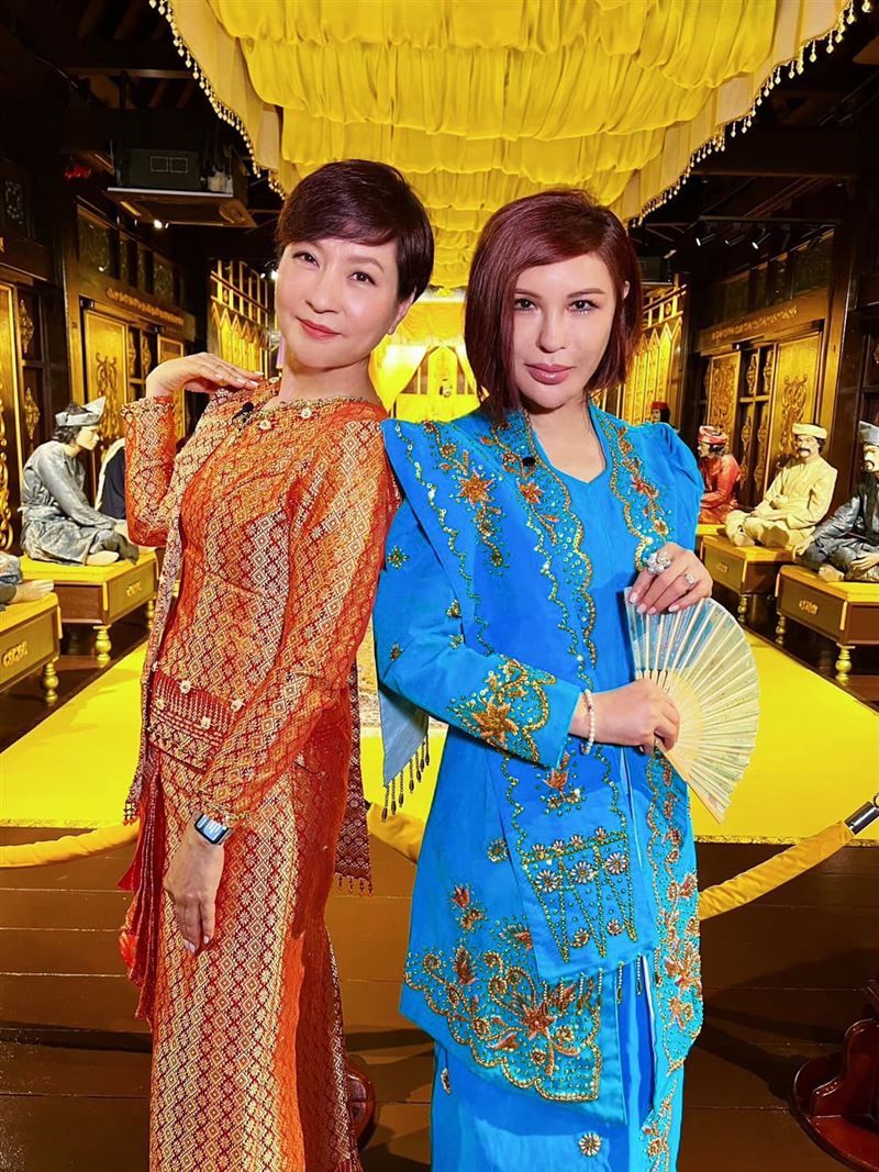 才從上海退休返台　方芳芳又飛馬六甲！披宮廷華服相爭利菁