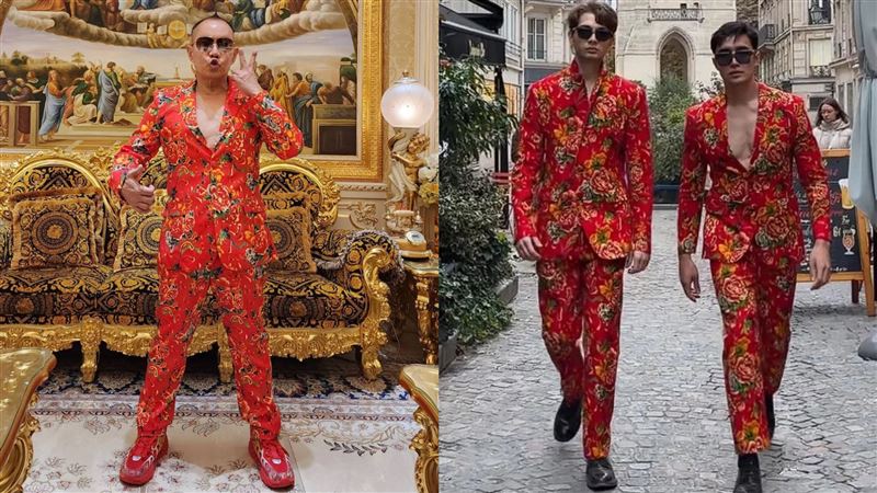 擁4妻14兒女！竹北吊車大王穿「東北大花」西服　網狂讚：走在時尚尖端