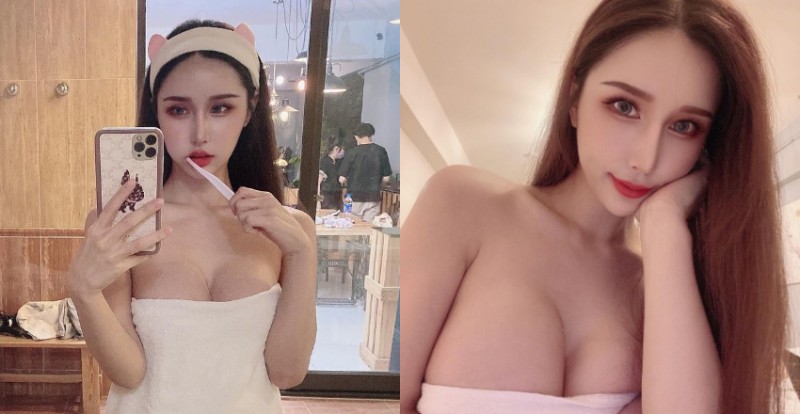 性感尤物「夢夢MonMon」浴巾姿態太誘人　3000網友搶按讚