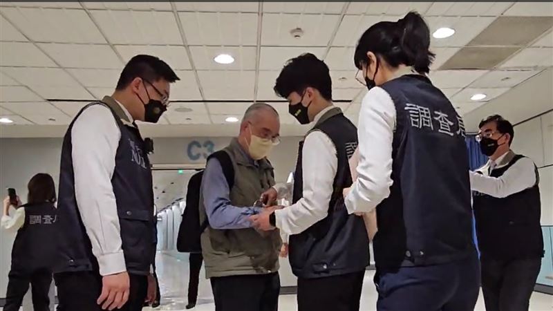 快訊／貴婦奈奈公公今晨抵台　黃立雄遭上銬逮捕！調查局將夫妻押解歸案