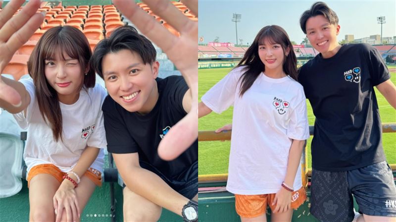 統一啦啦隊瑟七520突曬「富邦應援團長CP照」!喜曝:覺得我們適合嗎?