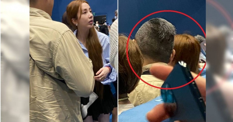 直擊張愛雅偕帥尪賞舞台劇!尪背影好搶眼 被王偉忠弄哭眼腫憶亡母