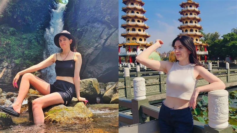 美國正妹愛台！媽首來台玩食物中毒　參觀廟「又遇淫僧」竟被要求口愛