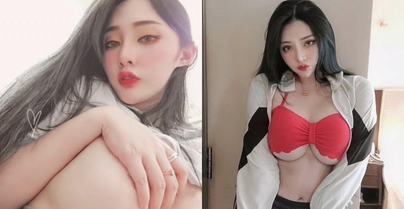 一手無法掌握！台灣最辣護理師「黃靜」遮不住胸前的碩大渾圓