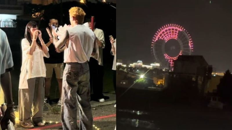 才宣布當爸!「玖壹壹」健志求婚辣女友 包下摩天輪寫「2字」超浪漫