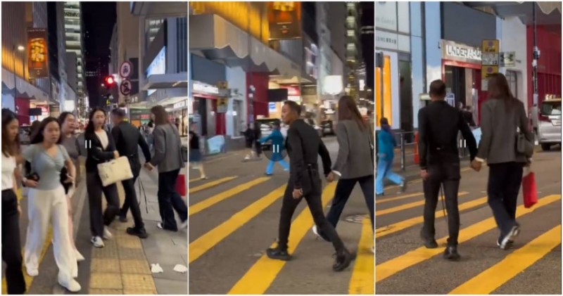 香港街頭偶遇任達華!69歲影帝手牽名模妻 過馬路模樣「閃瞎路人」