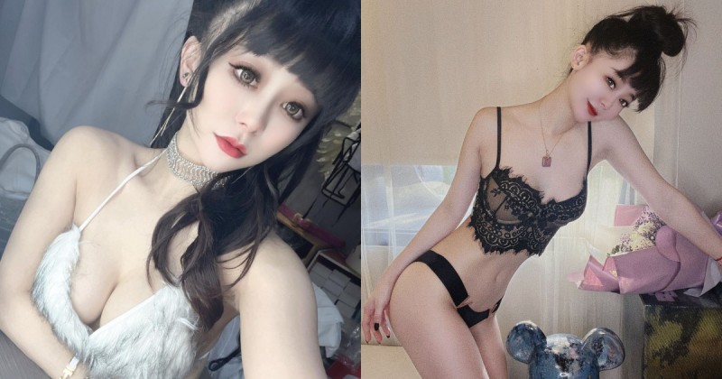 甜美Dancer「甜婕綸」曲線曼妙，「蕾絲馬甲＋性感小丁」辣秀美乳翹臀！