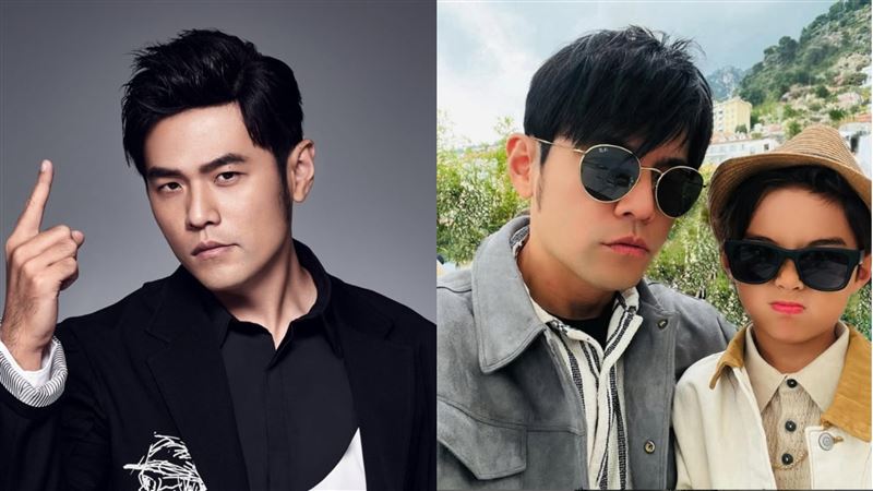 周杰倫罕公布「7歲兒子正臉照」！父子戴墨鏡同框　網讚：越來越像爸爸