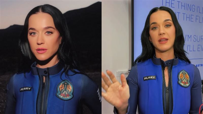 乘藍源火箭完成太空之旅　凱蒂佩芮激動吻地允諾寫歌