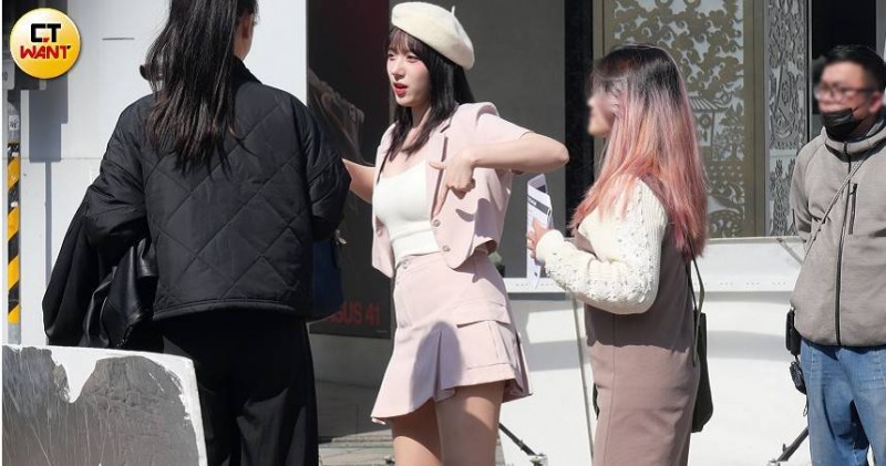 直擊！啦啦隊女神河智媛來台吸睛又吸金　西門町大陣仗拍片畫面全都露