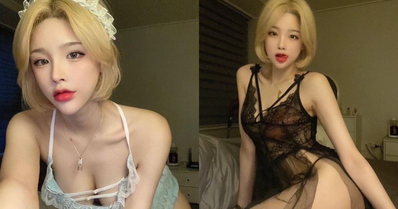 21歲的「韓國小色妹」，在家自拍「爆乳美尻」超大膽，外出時S曲線也沒在客氣！