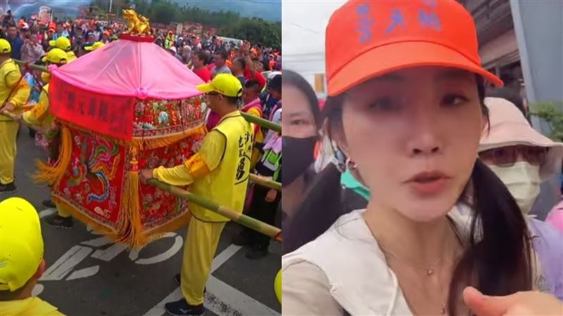 白沙屯媽祖驚見女星苦求！繞一圈真的回來　眾人齊心幫忙大喊