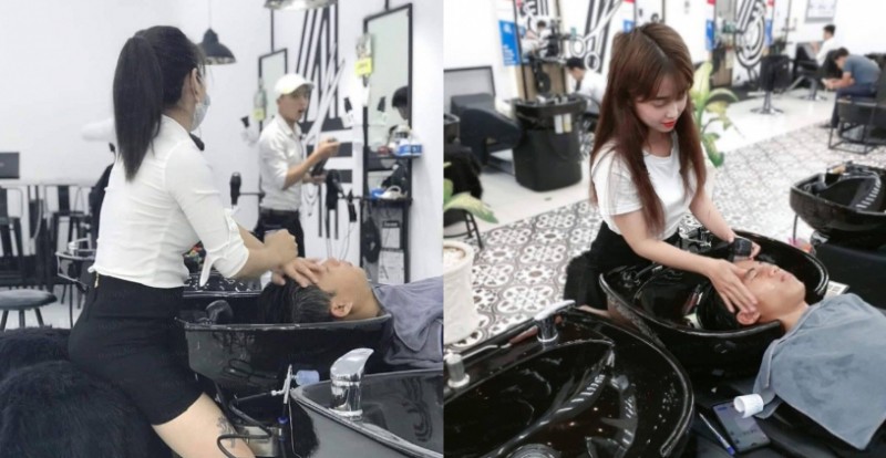 老司機揪團衝洗頭！「正妹理容店」開張　短裙服務展現最強待客之道