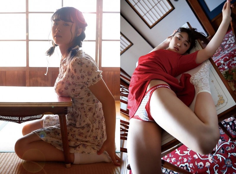 滿滿昭和感色氣！童顏巨乳娃娃臉萌妹「大間乃トーコ」純天然H奶乳搖超暴力　