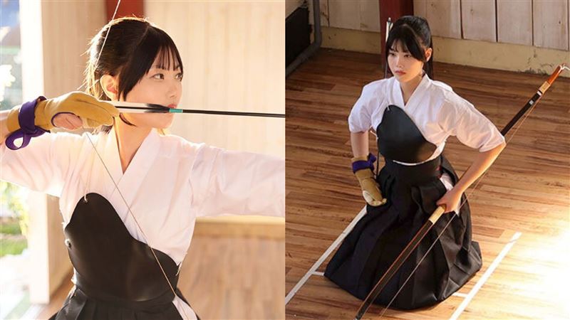 高中射箭8強女選手出道拍謎片！擁F級美胸　達人讚：集中注意力超強