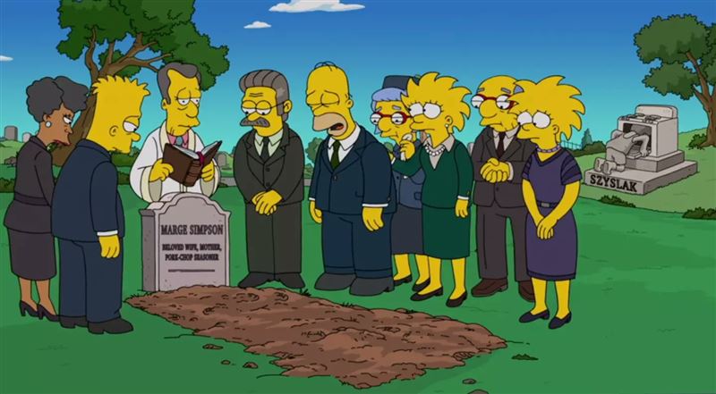 《辛普森家庭》美枝被賜死!上天堂跟「他」結婚 忠實觀眾全傻了