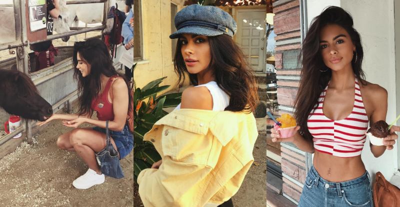 珍珠黑美人！「巧克力正妹」比基尼露出緊實肌　回眸一笑讓人秒戀愛