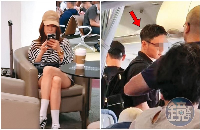 新歡伴飛喜復工！松山機場捕獲零偽裝蕭亞軒　高壯鮮肉伴飛上海