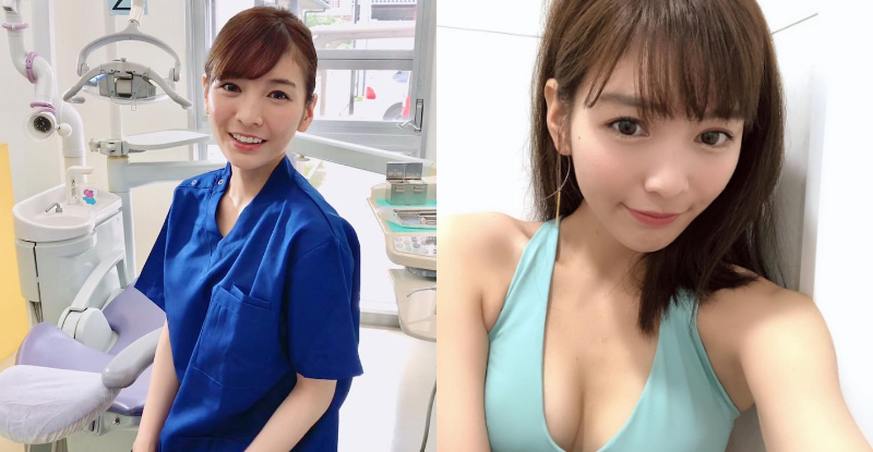 超正「美女牙醫師」讓網友揪團看牙齒　褪下制服秀出飽滿美乳！