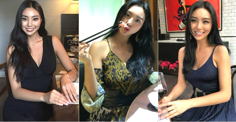 正妹深V大露「深邃事業線」，內建「飽滿奶球」兇狠到快衝出邊際啦！