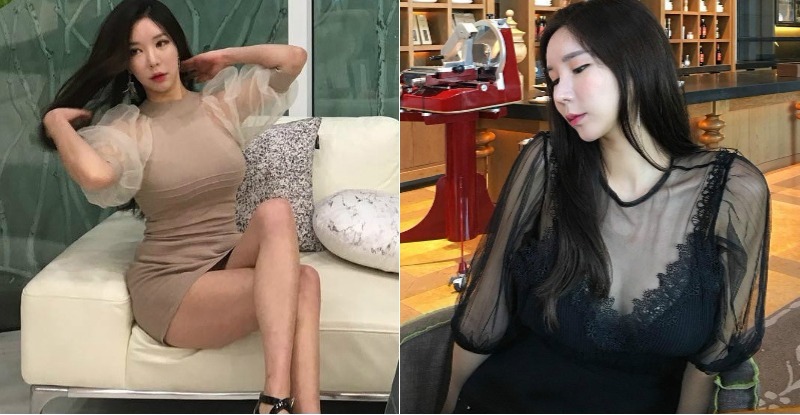 今晚最大獎！妹子「透明乳衣」帶奶奶吃尾牙，「渾圓乳球」太突出超搶鏡！