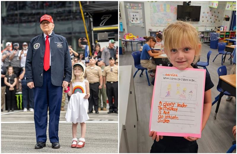 川普孫女慶6歲生日「長大也要當總統」! 披薩店開趴好萌