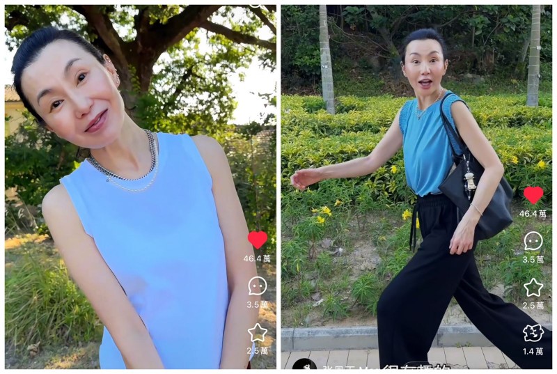 60歲張曼玉近況曝光！素顏亮相太震撼　48萬人驚呼：一代女神回歸