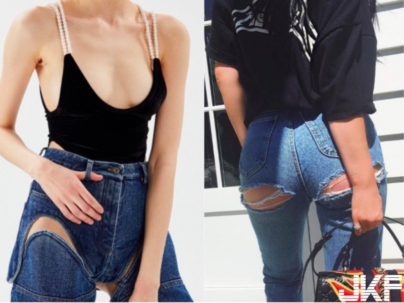 牛仔褲再進化！「露屁股蛋」好邪惡…「一褲兩穿」多功能超有情趣