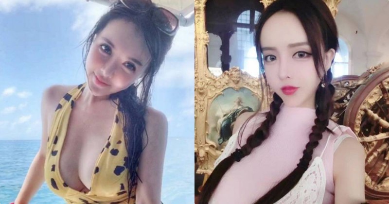 大奶網紅海邊「火辣解放側乳」，「兇猛弧度」霸氣外露！